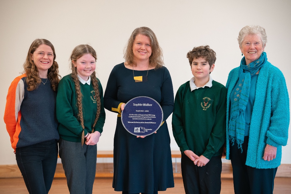 Hartland Primary School reveals Purple Plaque to celebrate Sophie